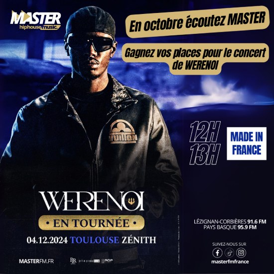 gagnez vos places pour WERENOI a Toulouse